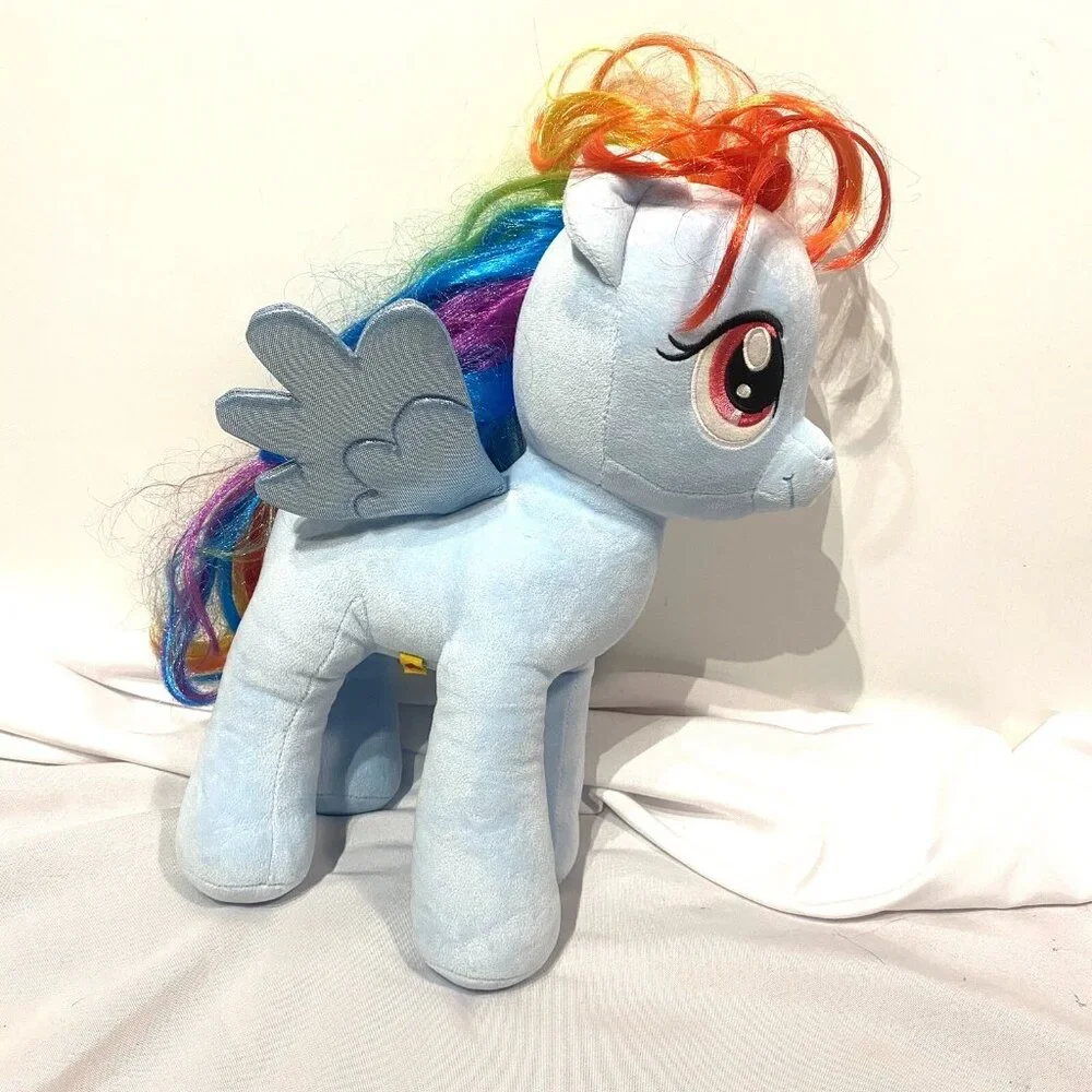 build a bear workshop‎ my little pony stuffed plush horse rainbow dash lighting